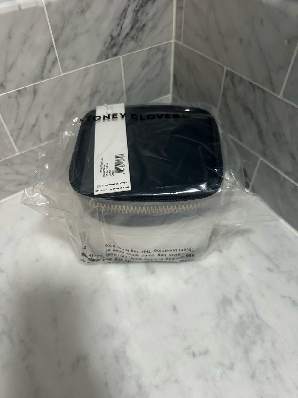 Stoney Clover Black Zip Pouch